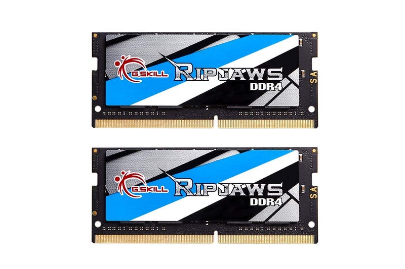 G.SKILL Ripjaws DDR4 SO-DIMM Series DDR4 RAM 16GB (2x8GB) 2666MT/s CL19-19-19-43 1.20V Unbuffered Non-ECC Notebook/Laptop Memory SO-DIMM (F4-2666C19D-16GRS) - Image 1
